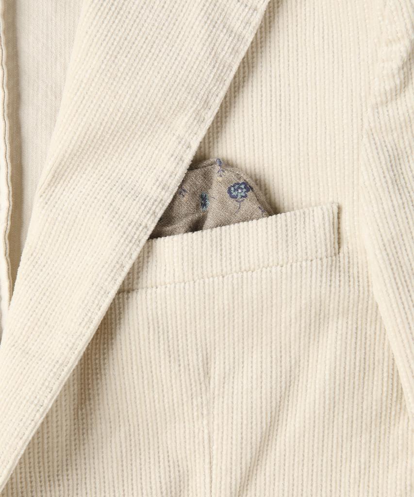 Panicale Beige Slim Fit Patterned Jacket