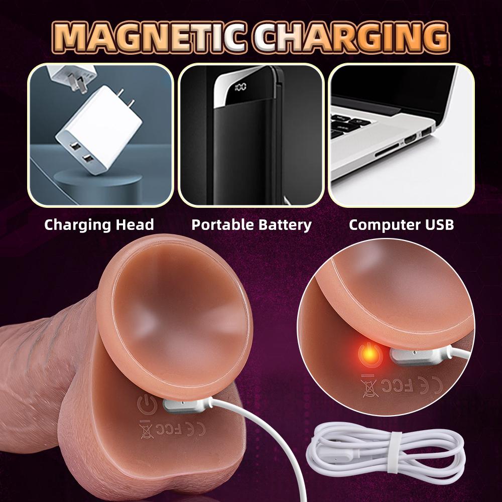 Telescopic Dildo Vibrator Stimulator Vibrating Dildo Panties Erotic Orgasm Masturbator Sex Toy for WomenSex Machine G Spot 18