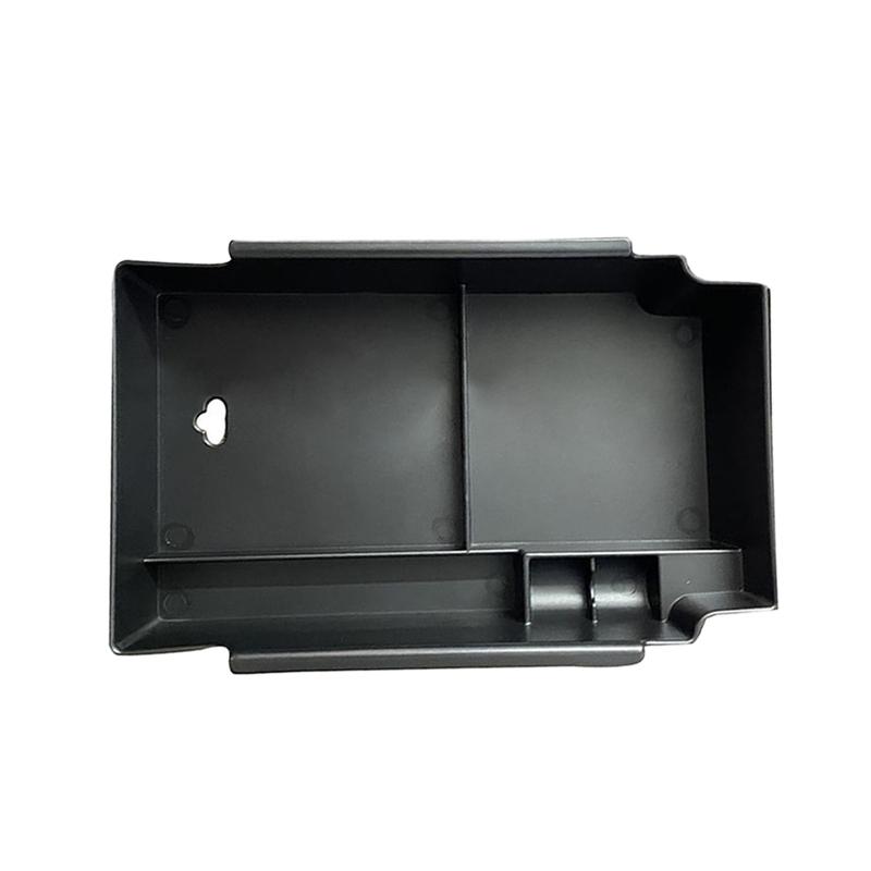 Car Black ABS Center Armrest Storage Box Organizer Tray Fit For Subaru Crosstrek -2024