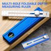 Adjustable Knob Scriber Marking Tools Aluminum Zinc Zinc Alloy Folding Measuring Ruler  Door Installation