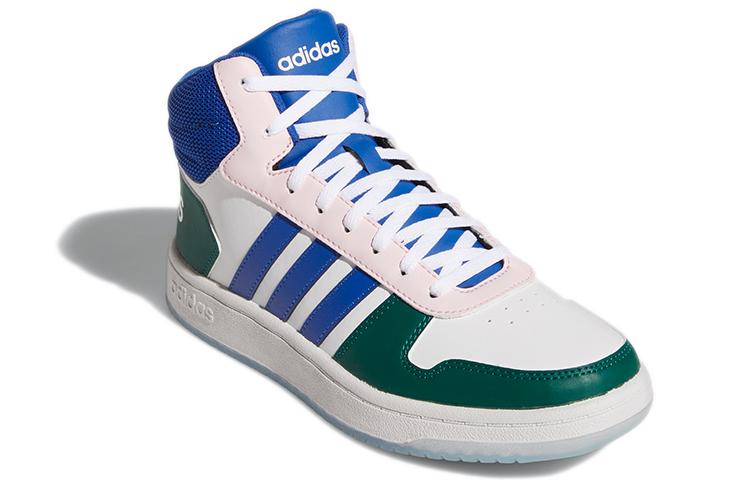 adidas Hoops 2.0 Mid Shoes 'White Royal Blue' Women's GY5900
