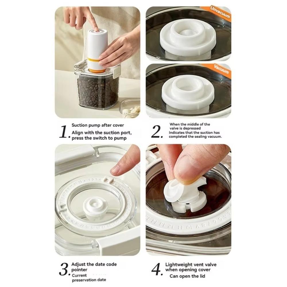 Moisture-proof Vacuum Sealed Tank Stackable Fresh Storage Box  Kitchen Storage