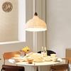 Japanese Wabi-Sabi Paper Art Pendant Light for Tea Room, Zen Homestay, Cafe, Bar Counter, and Entrance Decor.