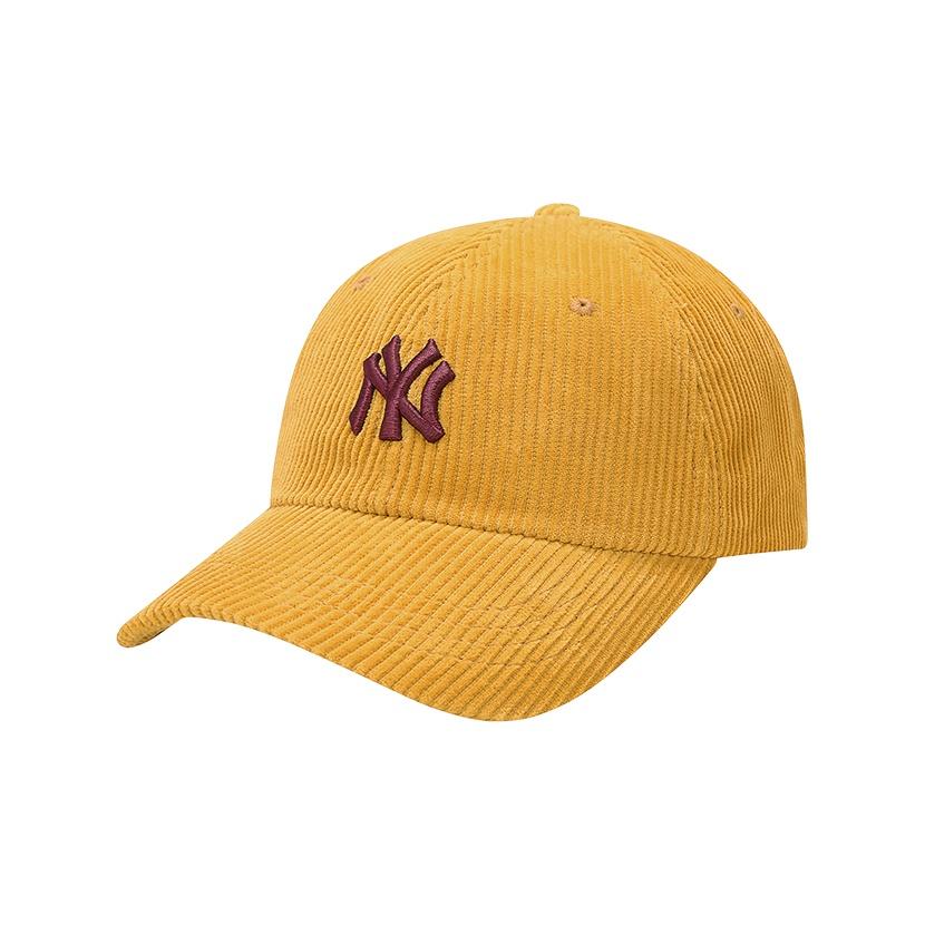 Бейсболки MLB Унисекс Горчично-желтые Модные 32CPYE011-50D F