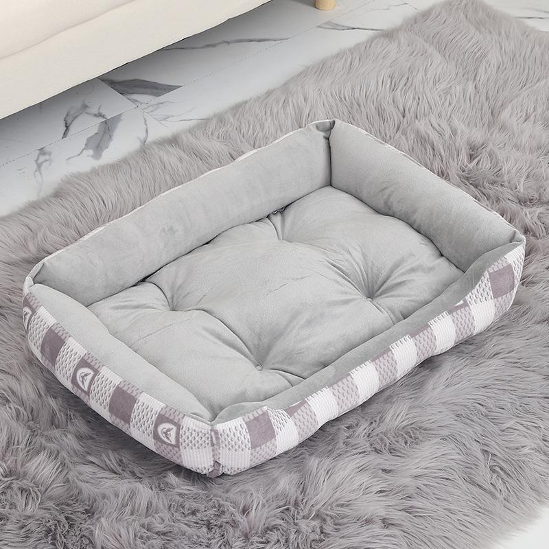 Warm Dog House Soft Nest Pet Large Dog Bed Baskets Fall Winter Kennel For Cat Washable House Puppy Supplies, Suitable For Winter