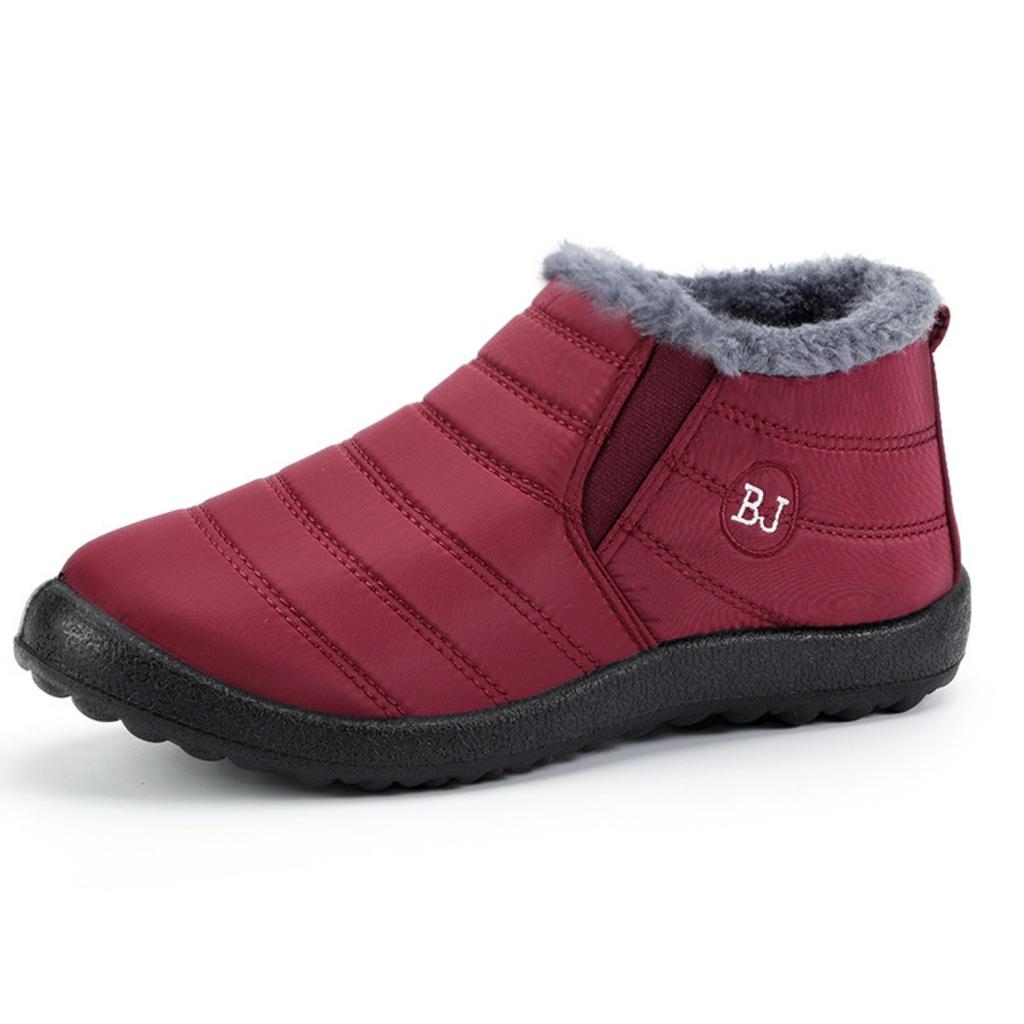 Women's Shoes, Plush, Casual Shoes, Cotton Boots, Unisex, Warm Shoes, Thick Soled Shoes, Waterproof Shoes, Cold Resistant Cotton Boots
