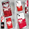 Polen Poolse Vlag Telefoonhoesje Voor iPhone 16 15 14 11 12 Mini 13 Pro Max X XR XS Max Plus Zachte Cover Shell