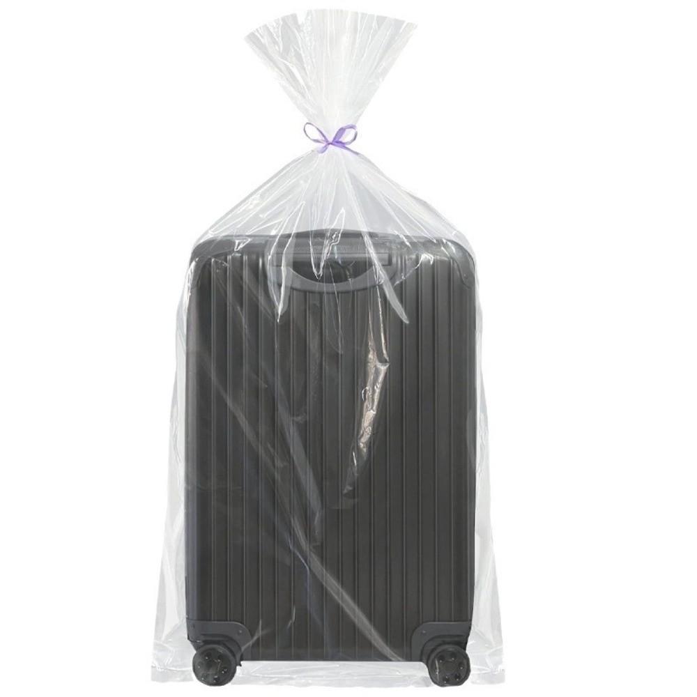 5Pcs Waterproof Clothing Storage Bag Transparent Dustproof Moving Packing Bag Large-capacity Thickened Luggage Box Storage Bag