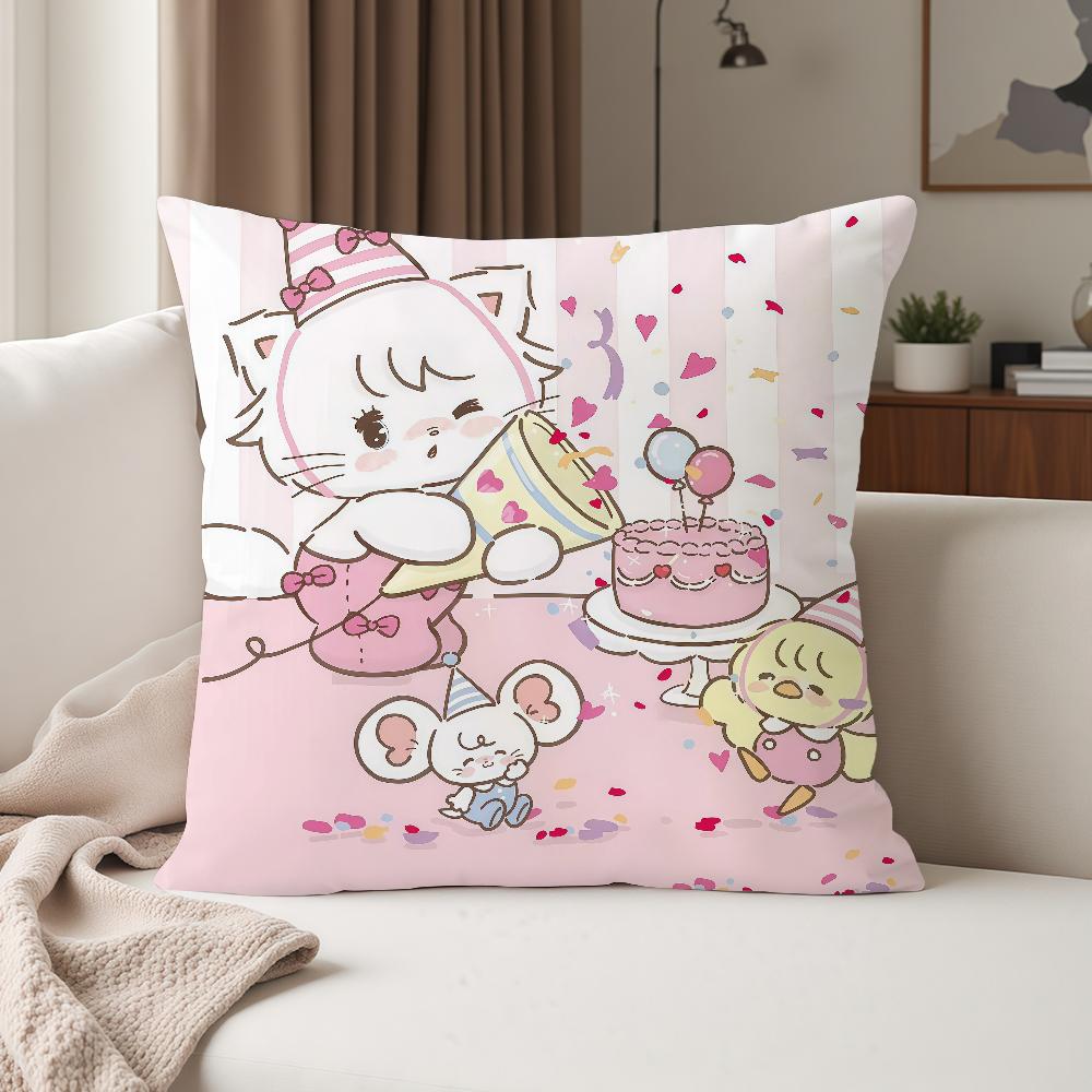 Cartoon Cute Mikko Pillow Case Suitable For Bedrooms Living Rooms Cars Home Decoration
