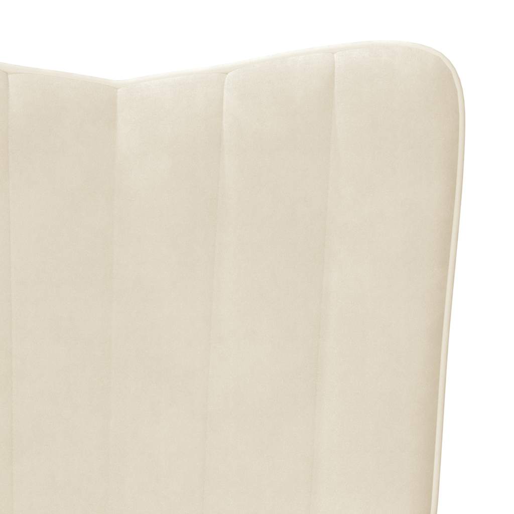 Relax Armchair Cream White Velvet