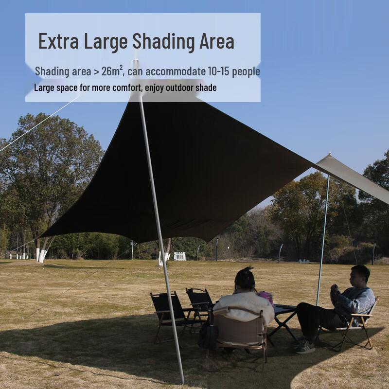 KarLot Octagonal Blackout Camping Tarp