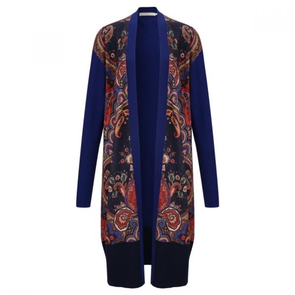 Oilily Long Cardigan Paisley Owafacg008 55 Navy (55)/S(55)