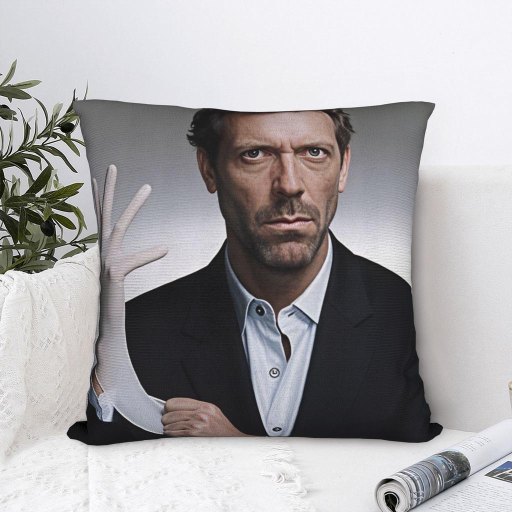 Dr House MD Pillow Case Soft Pillow Cover Novelty Cushion Cover For Sofa Bedroom Home Decor