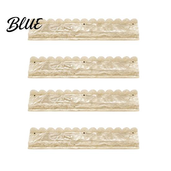 Magnetic Mahjong Pusher 1/4Pcs Rack with Detachable Pusher Scalloped Acrylic Mah Tile Jongg Holder & Set American Accessories Durable