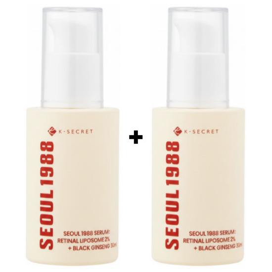 

K-SECRET Seoul 1988 Serum Retinal Liposome 2% + Black Ginseng 30ml Serum 2
