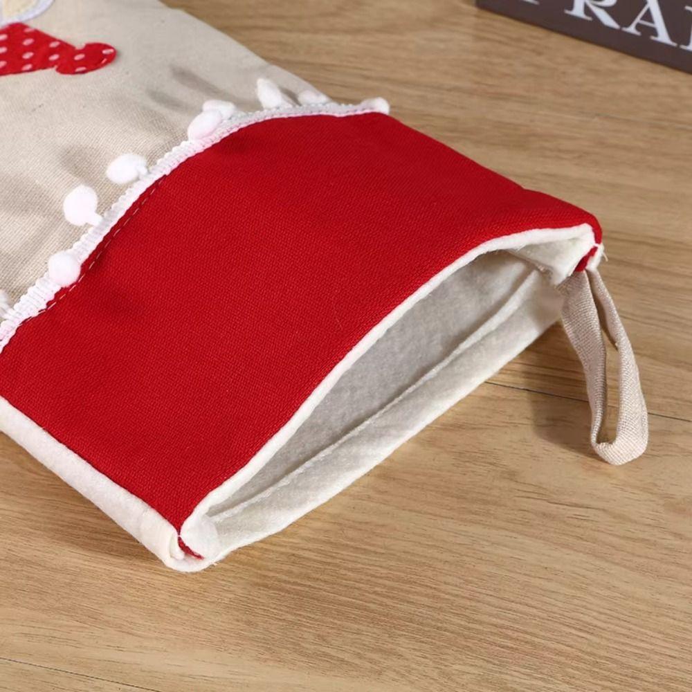 Weihnachtsmann Großer Süßigkeiten Weihnachtsstrumpf Kawaii Weihnachts-Süßigkeiten Aufbewahrungsbeutel Auto