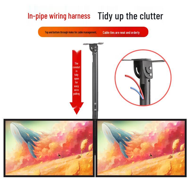 Ou Shuomai 32-58 Inch Multi-Screen Ceiling Mount