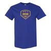 Made in Oregon Abzeichen - Heimatstolz Bundesstaat Kurzarm T-Shirt - Kobalt
