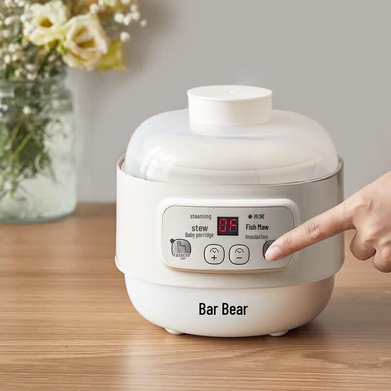 BEAR Mini Elektrischer Keramik-Schmortopf CN-Stecker (Adapter enthalten)