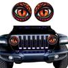 1 Pair Beast Eyes Car Headlight Decals Realistic Reptile Eye Stickers Waterproof PVC Easy Install Unique Car Accessories for Trucks &
