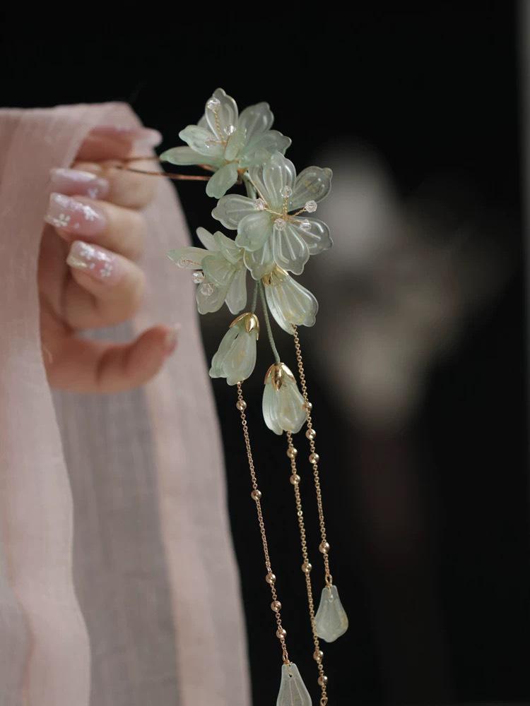 3D Printed Song Dynasty Hanfu Hair Crown & Hairpin - Fairy Style Headdress for Photoshoots