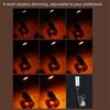 Portable LED Light Book Light Portable Design Double Head Clip Light Timed Display USB Rechargeable Reading Light Desk Use