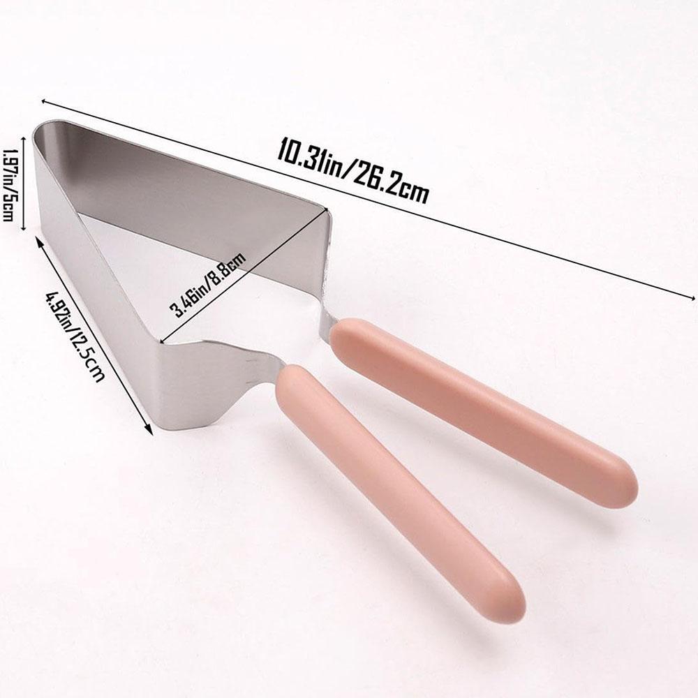 Tårtkniv i rostfritt stål med halkfritt ergonomiskt handtag för bröllop, födelsedag