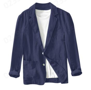 Heren Casual Modejas Kleur Lange Mouwen Jas Met Zakken