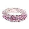 European & American Style Colorful Zircon Diamond Elastic Tennis Bracelet