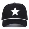 Net Baseball Stitching Embroidered Star Five-Pointed Neutral Gender Women  Men For Caps Spring Summer Outdoor Adjustable Casual Hats Sunscreen Hat