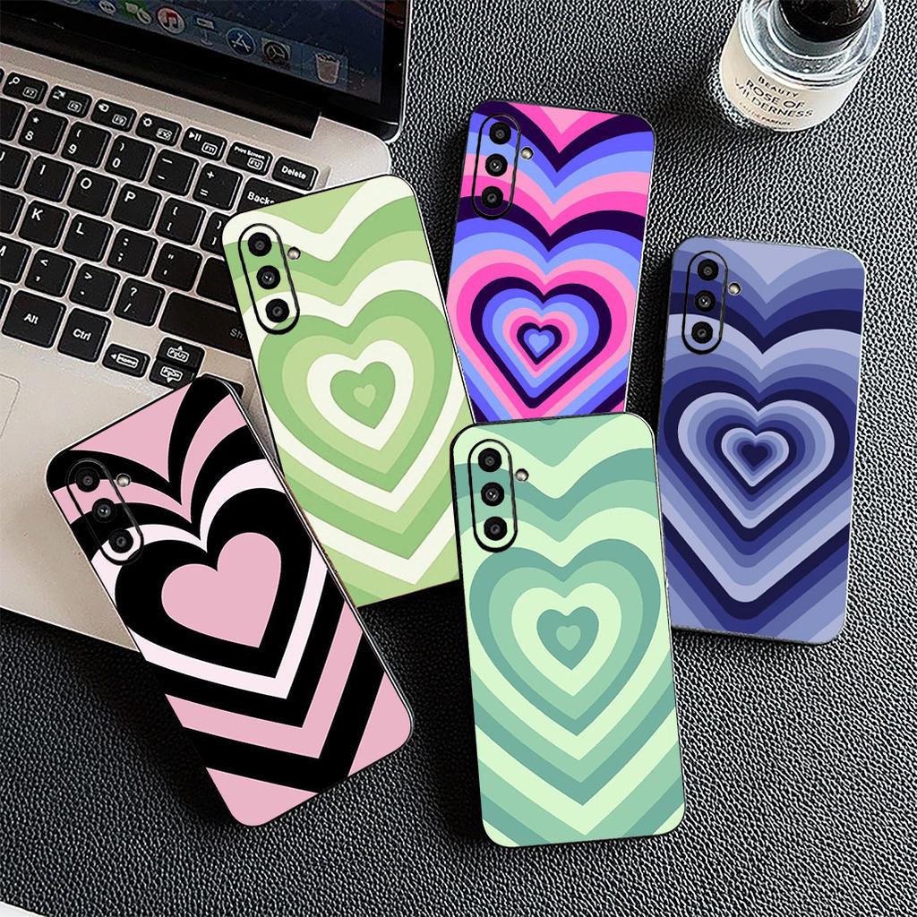 Star Dark Red Heart Love Blue Silicone Cover for Apple iPhone 17 12 13 Pro Max Mini ProMax 7 + 8 Plus Air 8+ Coque Phone Case