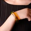 Second Generation Blue Amber Bracelet - Pure Water Blue Women's Beeswax Jewelry
