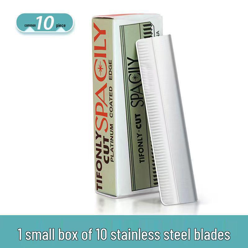 Stainless Steel Folding Razor: Men's Portable Eyebrow Trimmer & Face Shaver.