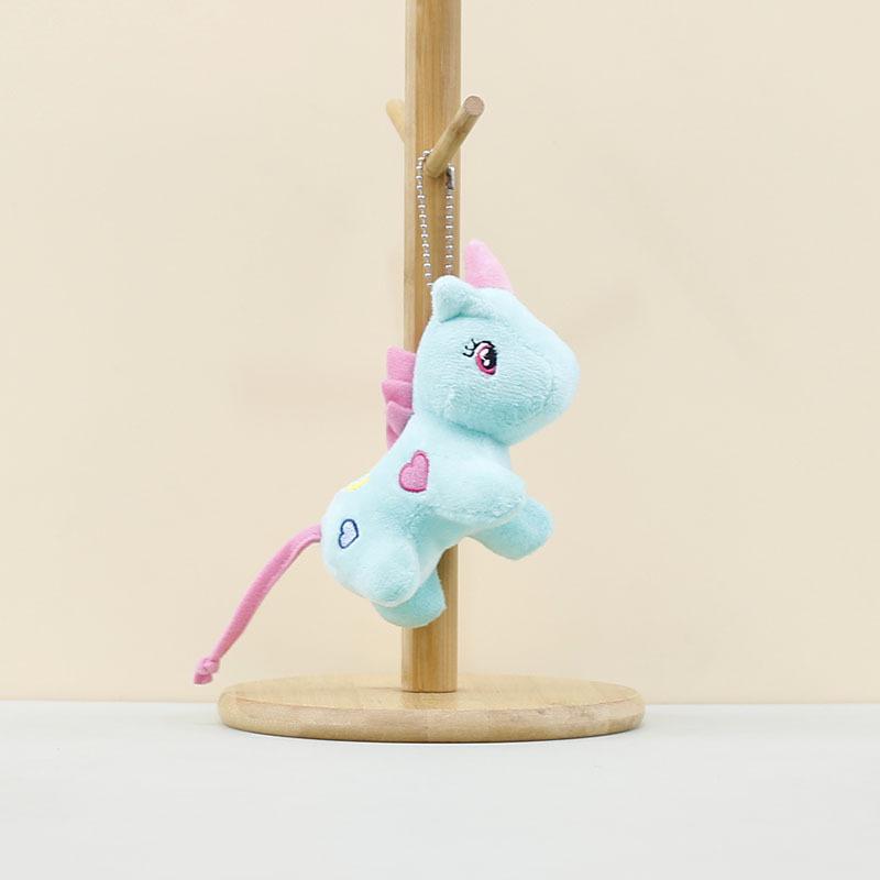 Plush Unicorn Cozy Keychain Doll Adorable Stuffed Animal For Kids Bookbags Gifts