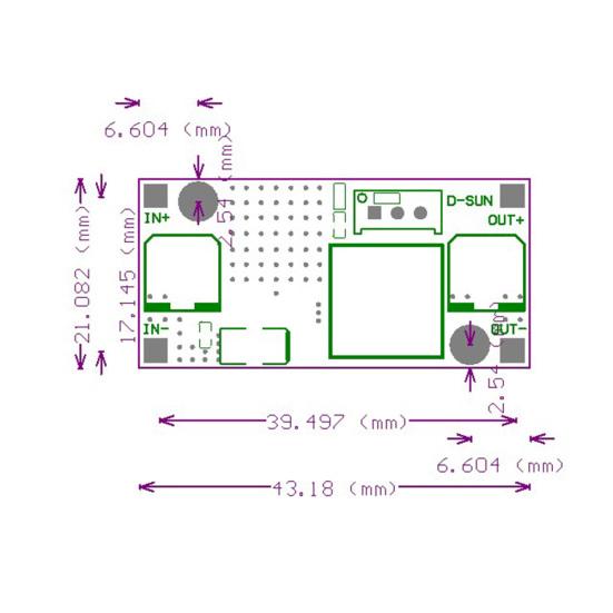 24V til 12V 5V 3V DC-DC Buck Justerbar Step-Down Power Supply Converter Module