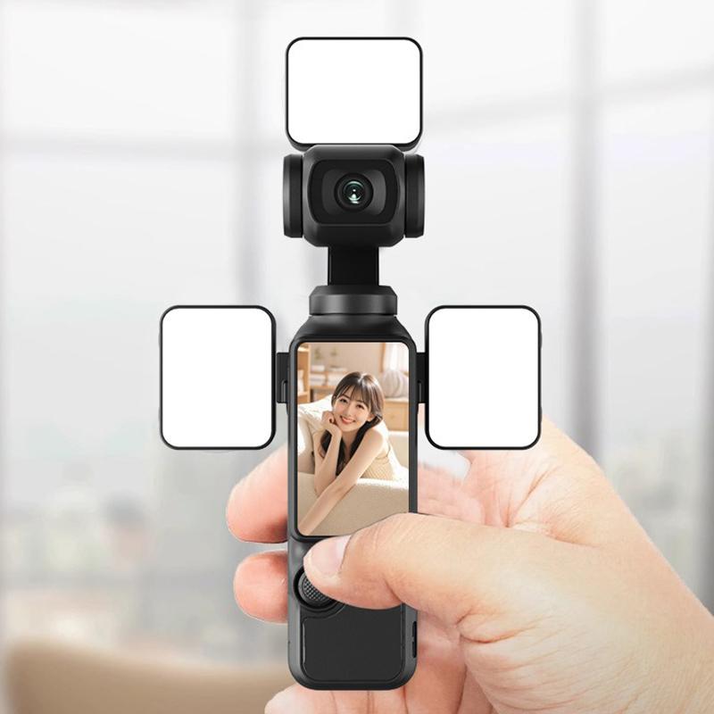 Osmo Pocket 3 Mini Lumină LED Lumină de Umplere Magnetică Lumină pentru Selfie Video Pentru Osmo Pocket 3 Iluminare Auxiliară Reîncărcabilă