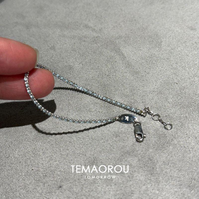 

Изысканный браслет-плетенка Polo темно-синего цвета, женский, универсальный, светло-голубой ремешок для переноски, ручные ювелирные аксессуары, ручные ювелирные изделия Light blue rope bracelet single