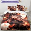 3pcs Duvet Cover Set (1*Duvet Cover + 2*Pillowcase, Without Core), Genshin Impact Print Soft All‑Season Bedding Set, Home Bedroom Decor Gift