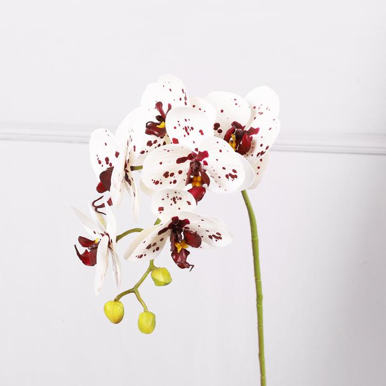 Realistic feel simulation Phalaenopsis hotel tape artificial flower ornament home, Phalaenopsis simulation flower