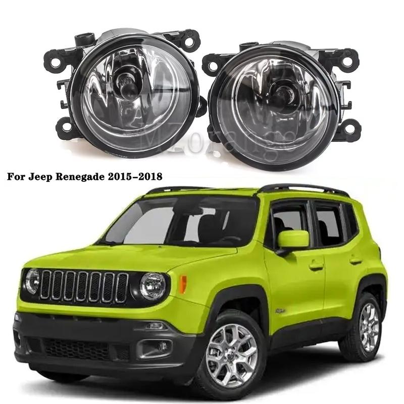 LED Fog Lights For Jeep Renegade 2015-2018 For Jeep Compass Headlights Foglight Grille 9led Chip Pairs Accessories