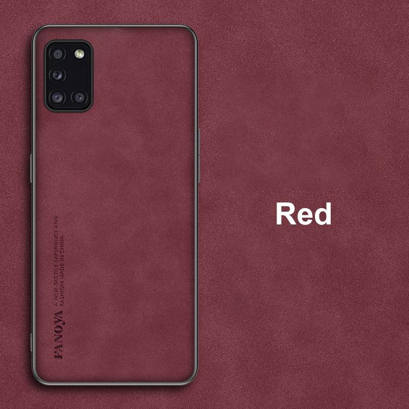 

Для Samsung A31 чехол из овчины из искусственной кожи матовый чехол для Samsung A71 A51 4G 5G A50 A50S A30S противоударный чехол-бампер SM-A315N for Samsung A71 4G