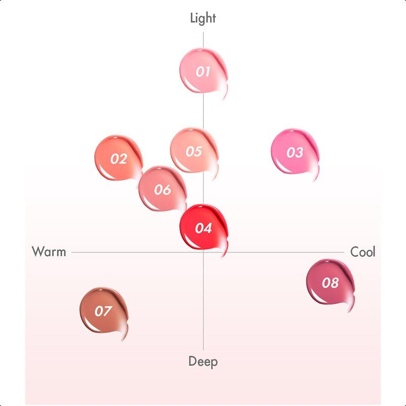 AMUSE BeBe Tint 3.8g 8 Colors 2024 S/S Tint + Plump + Care K-Beauty