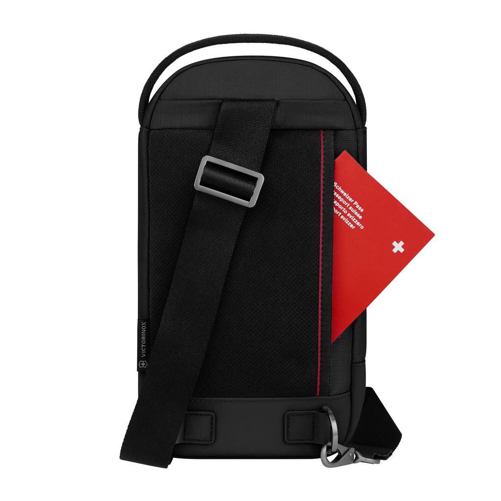 Sac bandoulière Altmont Modern avec sortie écouteurs Épaule 4L Antibactérien pour Affaires Noir 653539 [Victorinox] Poche, Sangle, Compartiment, Doublure,