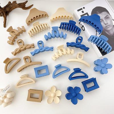 8pcs Value 8 Pack~Grab Clip Large Simple Hair Clip for Women, Back of Head Hair Clip, High End Shark Clip, Explosive Hair Clip