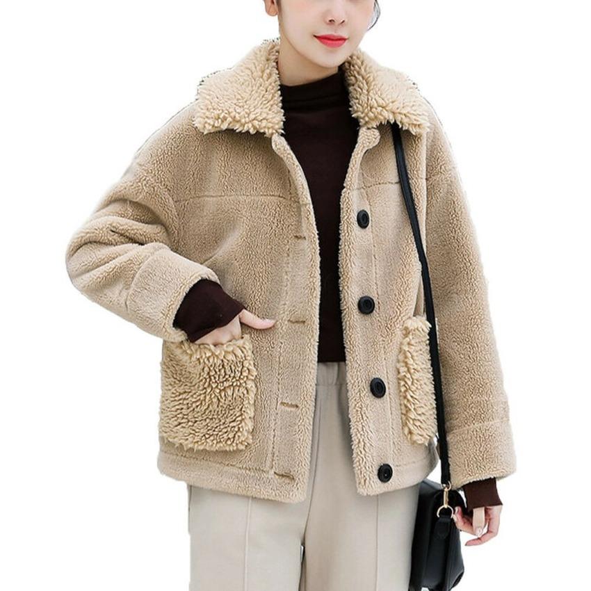 fluffy wool coat