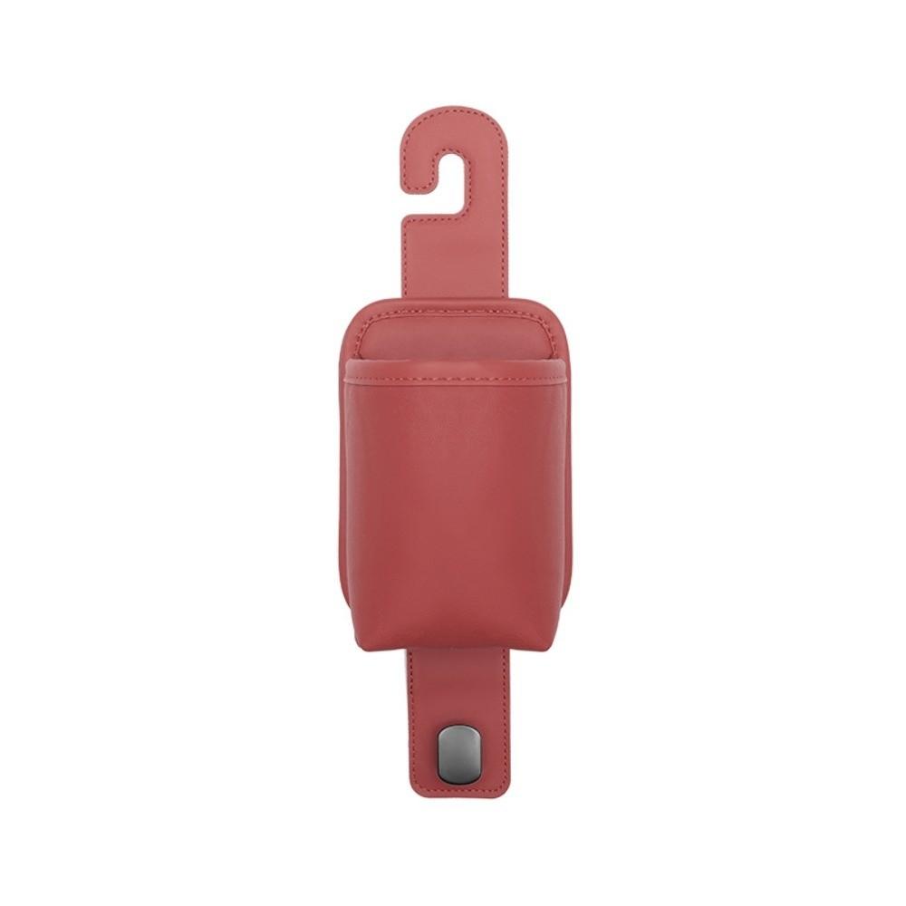 Hanger Design Car Seat Back Hook PU Leather Car Seat Storage Bag For Auto Interior