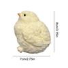 Cute Squeeze Chicken Toy Handmade Plush Simulation Yellow Chicken Squeezing Pinching Soft Toys Relief Pressure Gift