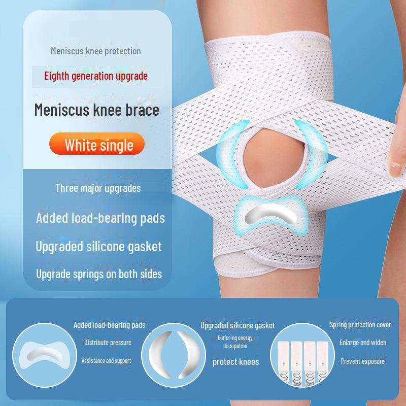 Summer Thin Sports Knee Pads for Basketball, Mountaineering, Cycling, and Meniscus Support