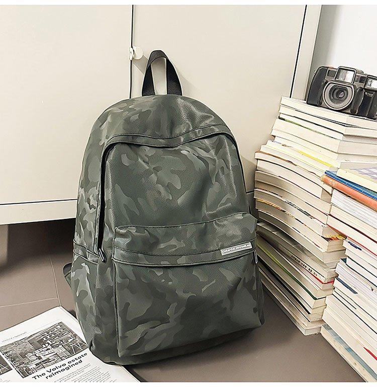 Schoolbag trendy brand new large-capacity personality leisure simple fashion versatile junior high school student travel schoolbag backpack