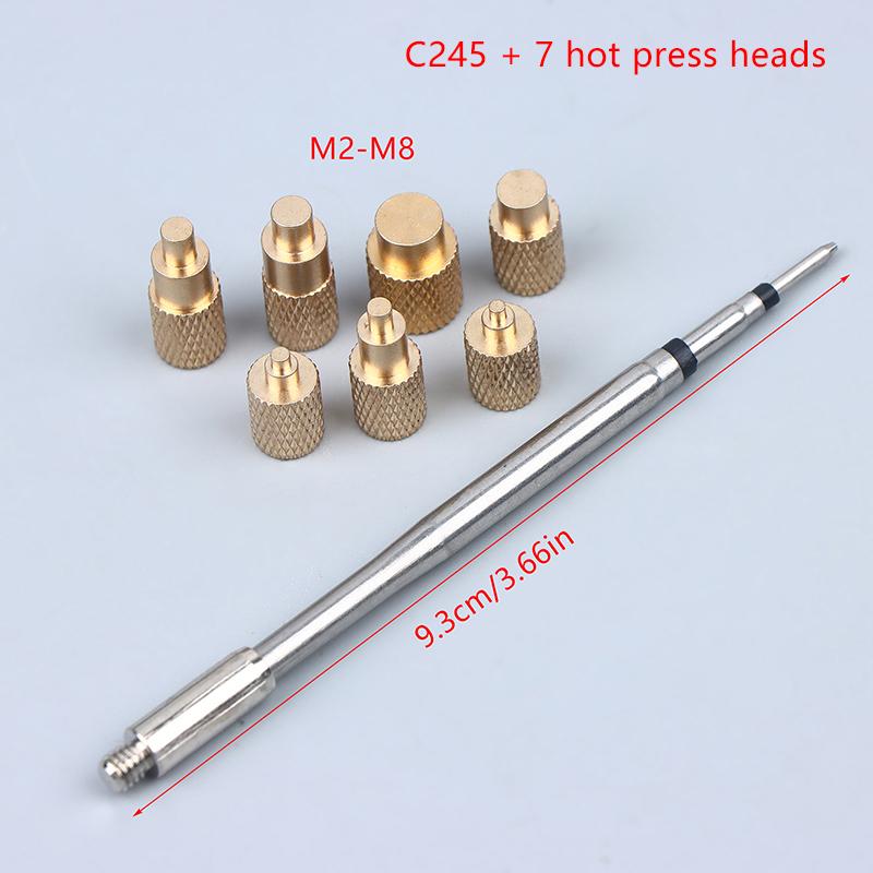 3D Printing Accessories T12/T65/C245 Melt Nut Pressure Head Welding Head M4 Implantation 3D Printing Accessories